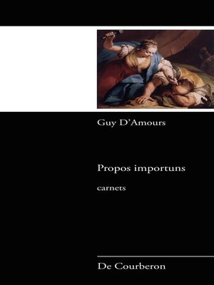 cover image of Propos importuns